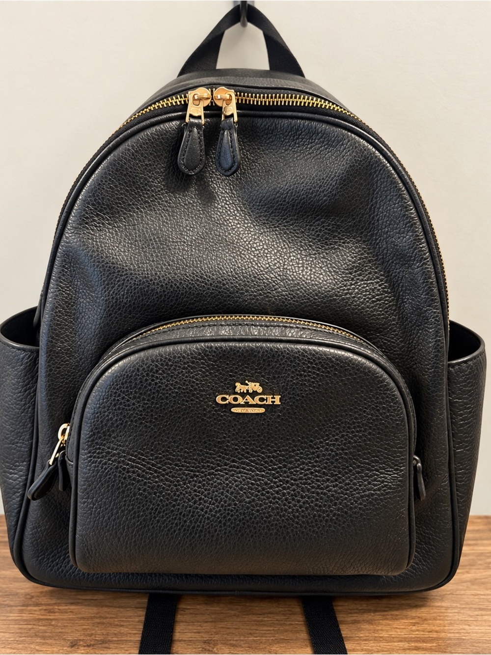 Coach Taylor Small Backpack - Black with Gold Hardware